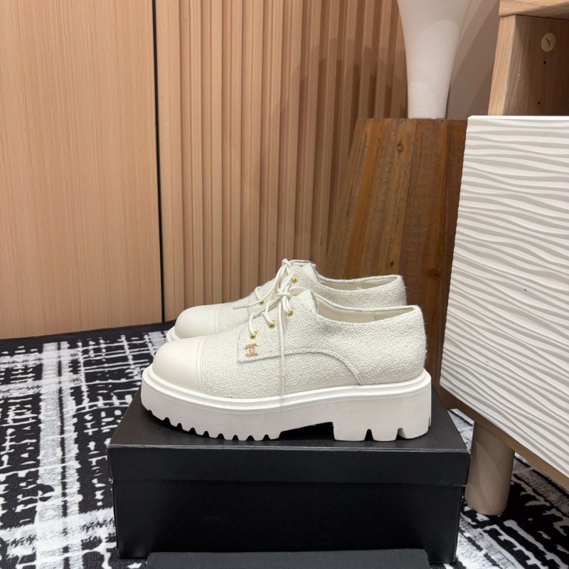 Ch*el leather shoes